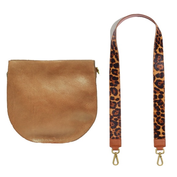 Madewell The Transport Saddlebag - Leopard Calf Hair Edition - Picture 1 of 13